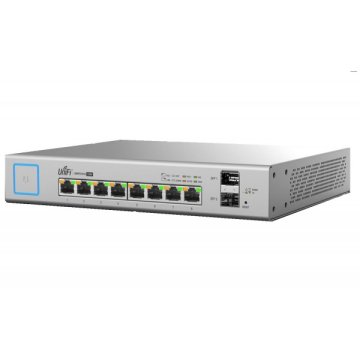 Ubiquiti UniFi US-8-150W Gestito L2 Gigabit Ethernet (10/100/1000) Supporto Power over Ethernet (PoE) Grigio