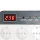 Vultech GS-1000AVR protezione da sovraccarico Grigio, Bianco 4 presa(e) AC 160-280 V 5