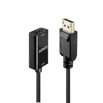 Lindy 38315 cavo e adattatore video DisplayPort HDMI tipo A (Standard) Nero