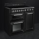 Smeg TR103IBL cucina Cucina freestanding Elettrico Piano cottura a induzione Nero A 4