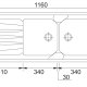 Franke CUG 621 Lavello ad incasso Rettangolare Fragranito 3