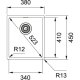 Franke BXX 110-34/BXX 210-34 Lavello ad incasso Rettangolare Stainless steel 3