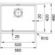 Franke KNG 110-52 Lavello sottopiano Rettangolare 3