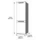 Samsung RB36R872PB1 frigorifero Combinato Kitchen Fit™ 2m 355 L profondo solamente 60cm Classe E, Nero Antracite 15