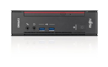 Fujitsu ESPRIMO Q558 Intel® Core™ i7 i7-9700T 8 GB DDR4-SDRAM 512 GB SSD Windows 10 Pro Mini PC Nero, Rosso