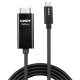Lindy 43261 cavo e adattatore video 1 m USB tipo-C HDMI tipo A (Standard) Nero 3