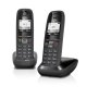 Gigaset AS405 Duo Telefono DECT Identificatore di chiamata Nero 2