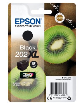 Epson Kiwi Singlepack Nero 202XL Claria Premium Ink