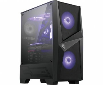 MSI MAG Forge 100M Midi Tower Nero, Trasparente