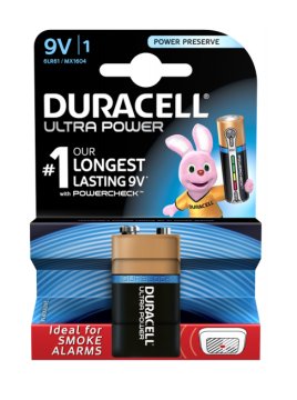 Duracell 5000394105423 batteria per uso domestico Batteria monouso 9V Alcalino