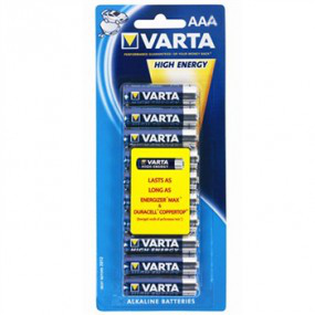 Varta High Energy AAA, 10 pcs Batteria monouso Mini Stilo AAA Alcalino