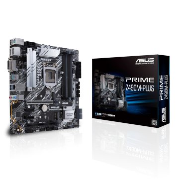 ASUS PRIME Z490M-PLUS Intel Z490 LGA 1200 (Socket H5) micro ATX