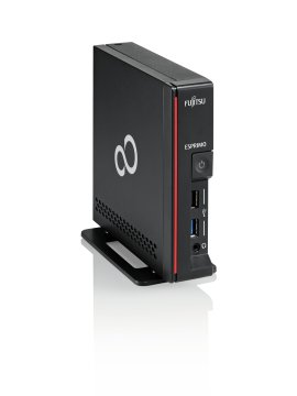 Fujitsu ESPRIMO G558 Intel® Core™ i3 i3-9100 8 GB DDR4-SDRAM 256 GB SSD Windows 10 Pro USFF Mini PC Nero, Rosso