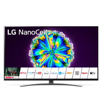 LG NanoCell NANO86 49NANO866NA 124,5 cm (49") 4K Ultra HD Smart TV Wi-Fi Nero, Acciaio inossidabile