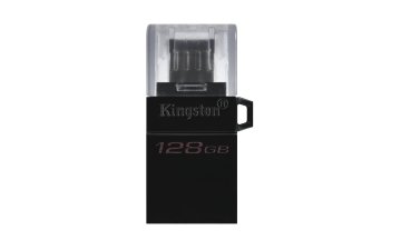 Kingston Technology DataTraveler microDuo3 G2 unità flash USB 128 GB USB Type-A / Micro-USB 3.2 Gen 1 (3.1 Gen 1) Nero