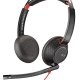 POLY Blackwire 5220 Auricolare Cablato A Padiglione Musica e Chiamate USB tipo A Nero, Rosso 2