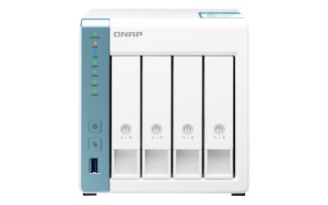 QNAP TS-431K server NAS e di archiviazione Tower Annapurna Labs Alpine AL-214 1 GB DDR3 QNAP Turbo System Bianco