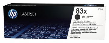 HP Cartuccia toner originale inchiostro nero ad alta capacità LaserJet 83X