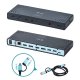 i-tec USB 3.0 / USB-C / Thunderbolt 3 Dual Display Docking Station + Power Delivery 65W 2