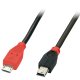 Lindy 31717 cavo USB 0,5 m USB 2.0 Mini-USB B Micro-USB B Nero, Rosso 4