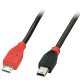 Lindy 31717 cavo USB USB 2.0 0,5 m Mini-USB B Micro-USB B Nero, Rosso 4