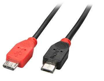 Lindy 31758 cavo USB 0,5 m USB 2.0 Micro-USB B Nero