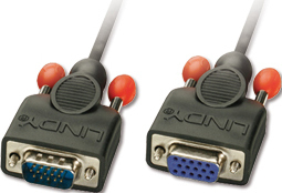 Lindy 3m HD15 cavo VGA VGA (D-Sub) Nero