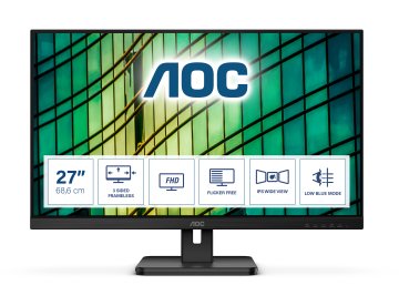 AOC E2 27E2QAE Monitor PC 68,6 cm (27") 1920 x 1080 Pixel Full HD LCD Nero