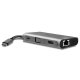 Lindy 43278 replicatore di porte e docking station per laptop USB 3.2 Gen 1 (3.1 Gen 1) Type-C Grigio 5