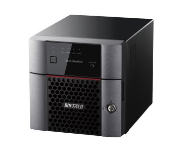 Buffalo TeraStation 3220DN NAS Desktop Collegamento ethernet LAN Nero