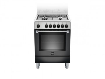 Bertazzoni La Germania Americana AMN664ENEV cucina Elettrico Gas Nero