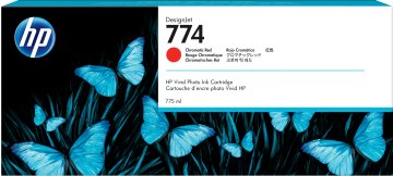 HP Cartuccia di inchiostro rosso cromatico 774 DesignJet da 775 ml