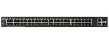 Cisco Small Business SG220-50 Gestito L2 Gigabit Ethernet (10/100/1000) Nero