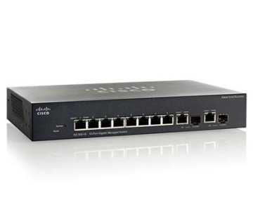 Cisco SG350-10MP Gestito L3 Gigabit Ethernet (10/100/1000) Supporto Power over Ethernet (PoE) Nero