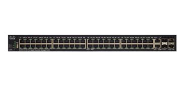 Cisco SG350X-48MP Gestito L3 Gigabit Ethernet (10/100/1000) Supporto Power over Ethernet (PoE) 1U Nero