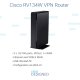 Cisco RV134W router wireless Gigabit Ethernet Dual-band (2.4 GHz/5 GHz) Nero 4