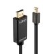 Lindy 36925 cavo e adattatore video 0,5 m Mini DisplayPort HDMI tipo A (Standard) Nero 2