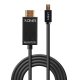 Lindy 36925 cavo e adattatore video 0,5 m Mini DisplayPort HDMI tipo A (Standard) Nero 3