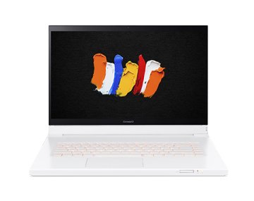 Acer ConceptD Ezel Ibrido (2 in 1) 39,6 cm (15.6") Touch screen 4K Ultra HD Intel® Core™ i7 i7-10750H 16 GB DDR4-SDRAM 1 TB SSD NVIDIA® GeForce RTX™ 2070 Wi-Fi 6 (802.11ax) Windows 10 Pro Nero, Bianco