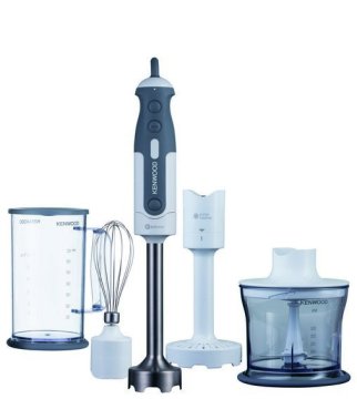 Kenwood HDP310 frullatore 0,5 L Frullatore ad immersione 800 W Blu, Trasparente, Bianco