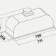 Falmec Gruppo Incasso Integrato Acciaio inox 800 m³/h B 3