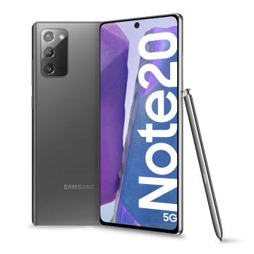 Samsung Galaxy Note20 5G Smartphone, Display 6.7" Super AMOLED Plus FHD+, 3 fotocamere posteriori, 256GB Espandibili, RAM 8GB, Batteria 4300 mAh, Android 10, Mystic Gray