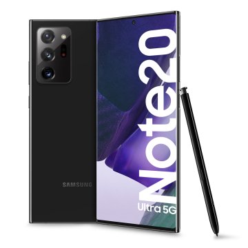 Samsung Galaxy Note20 Ultra 5G Smartphone, Display 6.9" Dynamic AMOLED 2X WQHD+, 3 fotocamere posteriori, 256GB Espandibili, RAM 12GB, Batteria 4500mAh, Android 10, Mystic Nero