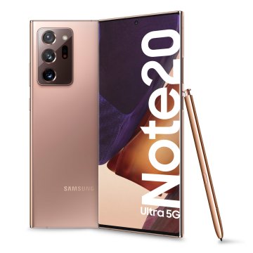 Samsung Galaxy Note20 Ultra 5G Smartphone, Display 6.9" Dynamic AMOLED 2X WQHD+, 3 fotocamere posteriori, 256GB Espandibili, RAM 12GB, Batteria 4500mAh, Android 10, Mystic Bronze