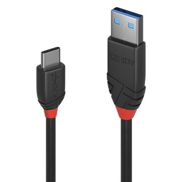 Lindy 36915 cavo USB 0,5 m USB 3.2 Gen 1 (3.1 Gen 1) USB A USB C Nero