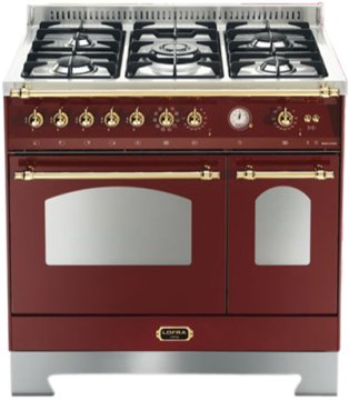 Lofra RRD96MFTE/CI Cucina freestanding Elettrico Gas Bordeaux A