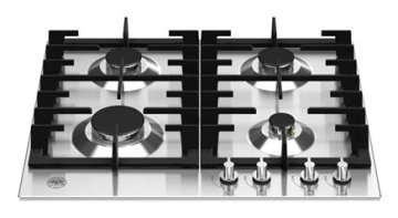 Bertazzoni P604MODX piano cottura Argento 60 cm Gas 4 Fornello(i)