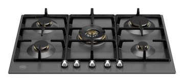 Bertazzoni Heritage Nero Da incasso 75 cm Gas 5 Fornello(i)