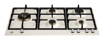 Bertazzoni P905LHERAX piano cottura Bianco Da incasso 90 cm Gas 5 Fornello(i)