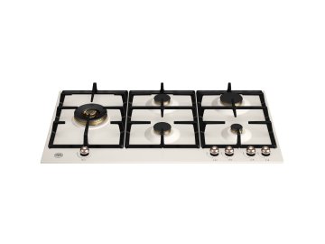 Bertazzoni P905LHERAC piano cottura Rame, Avorio Da incasso 89 cm Gas 5 Fornello(i)